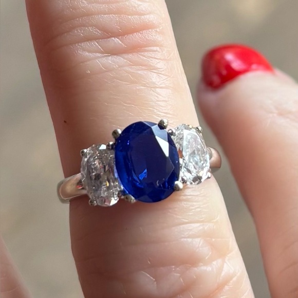Jewelry - 14k WG Blue Spinel Ring